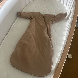 Organic Cotton Baby Sleep Sack - Beige- kaiya